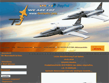Tablet Screenshot of fantastic-jets.com